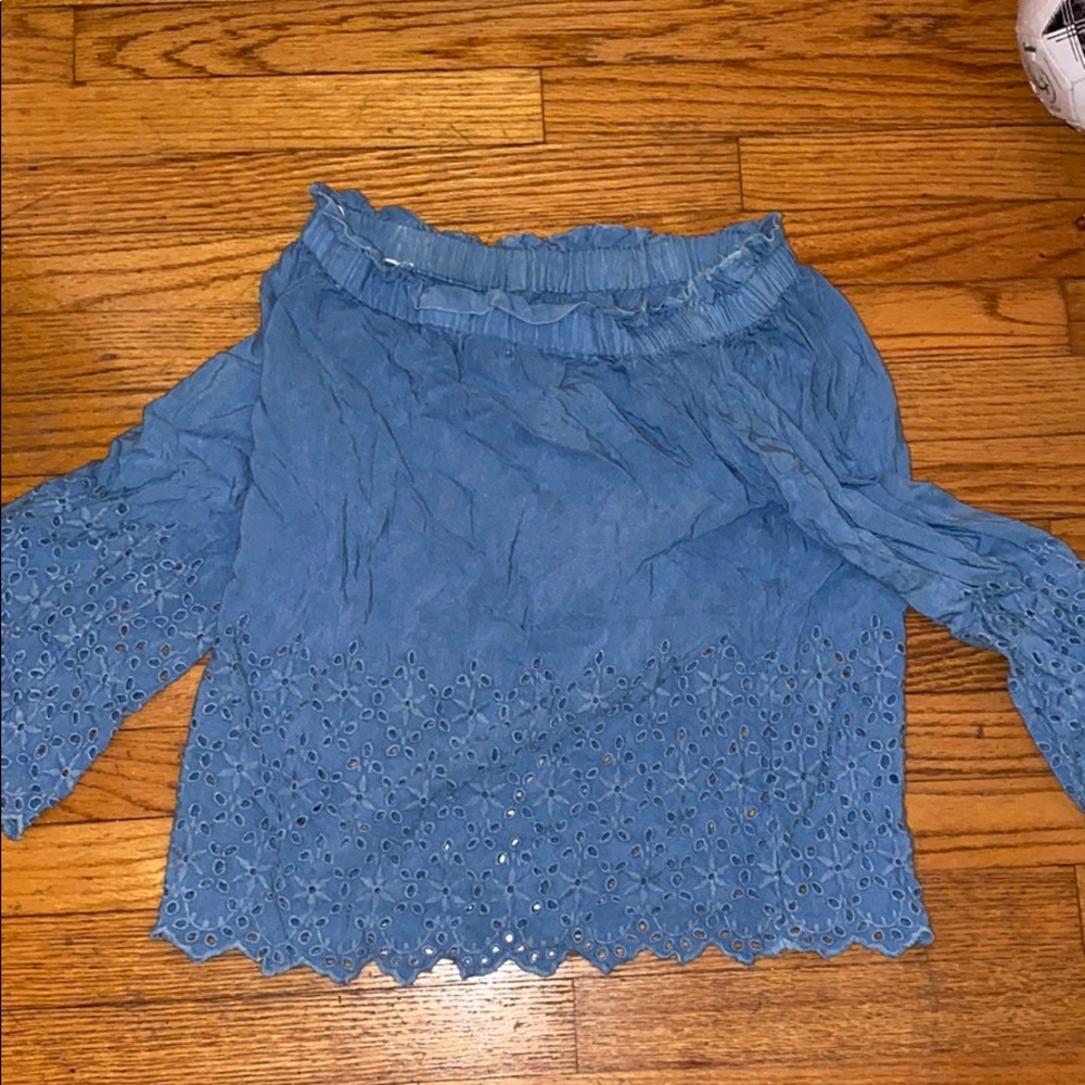 Off the shoulder shirt